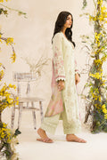 Iznik | Lawnkari 24 | UE-198 SILKGREEN - Pakistani Clothes for women, in United Kingdom and United States