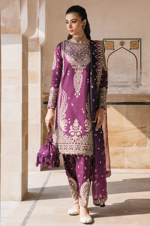 Jazmin | Shahkaar Luxury Lawn 24 | SL24-D6 - Pakistani Clothes for women, in United Kingdom and United States