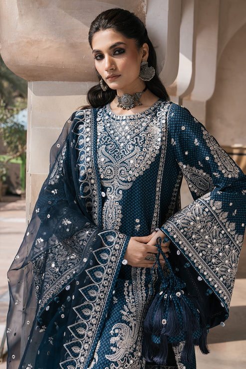 Jazmin | Shahkaar Luxury Lawn 24 | SL24-D5 - Hoorain Designer Wear - Pakistani Ladies Branded Stitched Clothes in United Kingdom, United states, CA and Australia