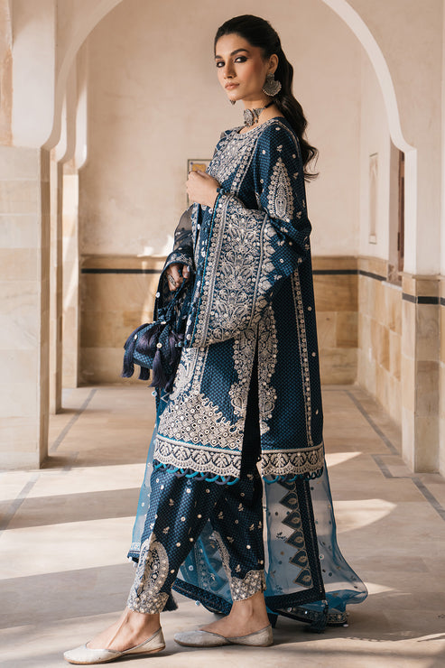 Jazmin | Shahkaar Luxury Lawn 24 | SL24-D5 - Hoorain Designer Wear - Pakistani Ladies Branded Stitched Clothes in United Kingdom, United states, CA and Australia