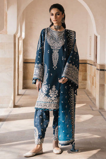 Jazmin | Shahkaar Luxury Lawn 24 | SL24-D5 - Pakistani Clothes for women, in United Kingdom and United States