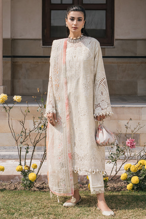 Jazmin | Shahkaar Luxury Lawn 24 | SL24-D7 - Hoorain Designer Wear - Pakistani Ladies Branded Stitched Clothes in United Kingdom, United states, CA and Australia