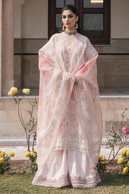 Jazmin | Shahkaar Luxury Lawn 24 | SL24-D8 - Hoorain Designer Wear - Pakistani Ladies Branded Stitched Clothes in United Kingdom, United states, CA and Australia