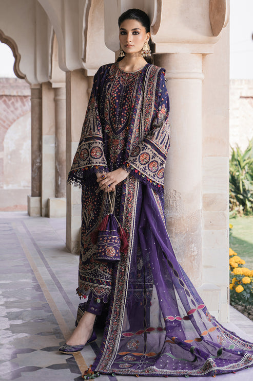 Jazmin | Shahkaar Luxury Lawn 24 | SL24-D9 - Hoorain Designer Wear - Pakistani Ladies Branded Stitched Clothes in United Kingdom, United states, CA and Australia