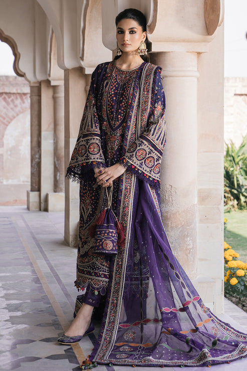 Jazmin | Shahkaar Luxury Lawn 24 | SL24-D9 - Pakistani Clothes for women, in United Kingdom and United States