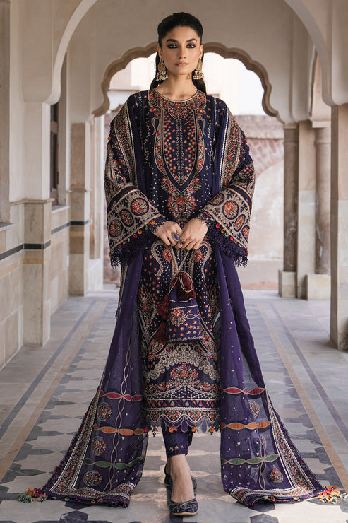 Jazmin | Shahkaar Luxury Lawn 24 | SL24-D9 - Pakistani Clothes for women, in United Kingdom and United States