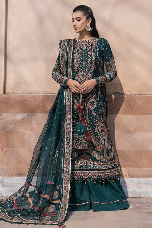 Jazmin | Shahkaar Luxury Lawn 24 | SL24-D10 - Hoorain Designer Wear - Pakistani Ladies Branded Stitched Clothes in United Kingdom, United states, CA and Australia