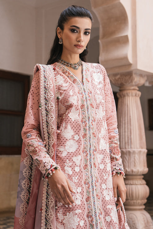 Jazmin | Shahkaar Luxury Lawn 24 | SL24-D4 - Hoorain Designer Wear - Pakistani Ladies Branded Stitched Clothes in United Kingdom, United states, CA and Australia