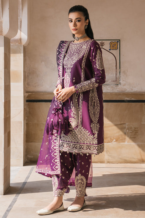 Jazmin | Shahkaar Luxury Lawn 24 | SL24-D6 - Pakistani Clothes for women, in United Kingdom and United States