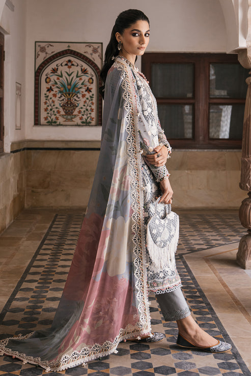 Jazmin | Shahkaar Luxury Lawn 24 | SL24-D3 - Pakistani Clothes for women, in United Kingdom and United States