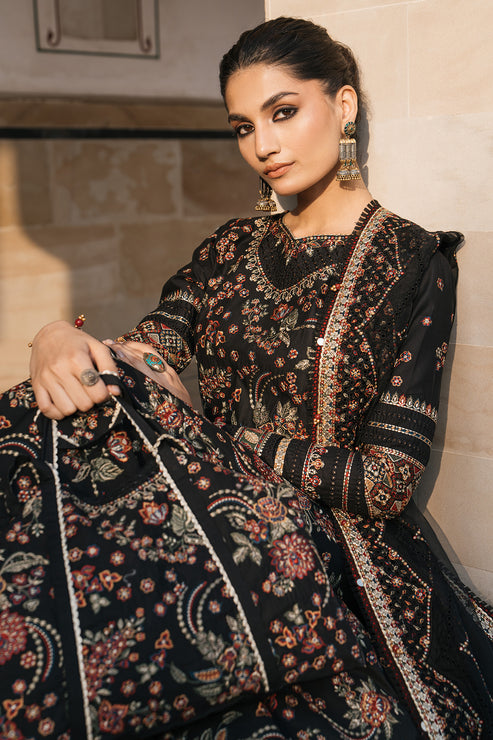 Jazmin | Shahkaar Luxury Lawn 24 | SL24-D15 - Pakistani Clothes for women, in United Kingdom and United States