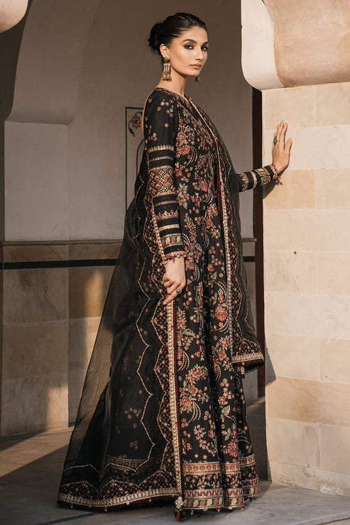 Jazmin | Shahkaar Luxury Lawn 24 | SL24-D15 - Pakistani Clothes for women, in United Kingdom and United States