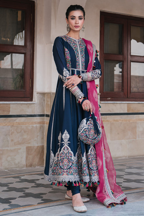 Jazmin | Shahkaar Luxury Lawn 24 | SL24-D12 - Hoorain Designer Wear - Pakistani Ladies Branded Stitched Clothes in United Kingdom, United states, CA and Australia