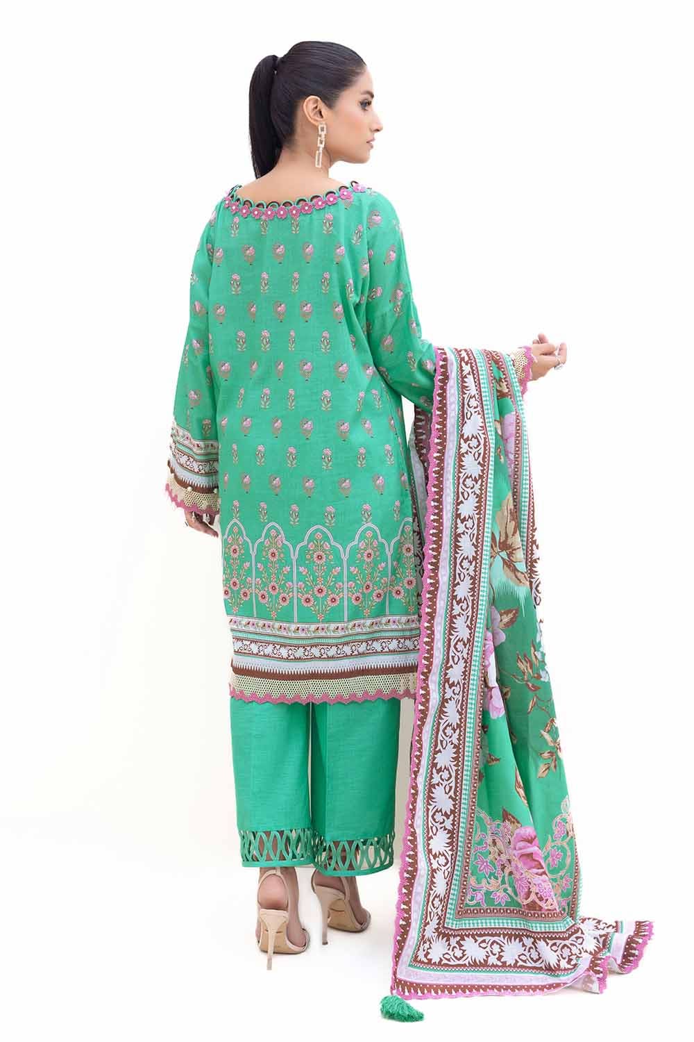 Gul Ahmed | Winter Collection 24 | Thick Khaddar Suit K-42007 T