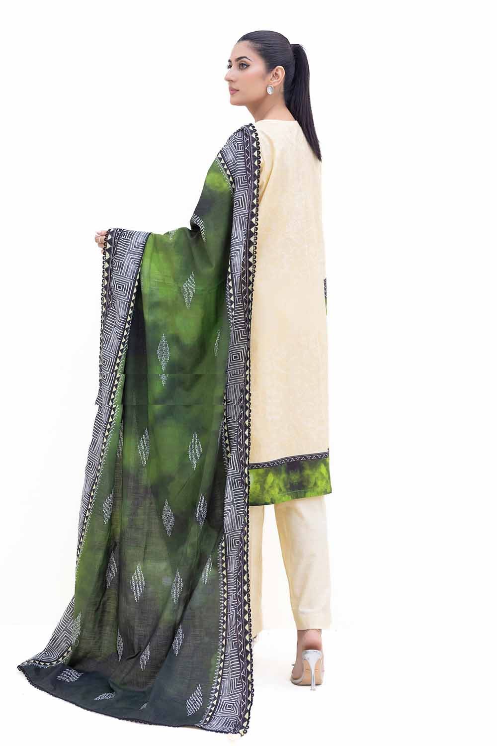 Gul Ahmed | Winter Collection 24 | Khaddar Dupatta K-42013 T