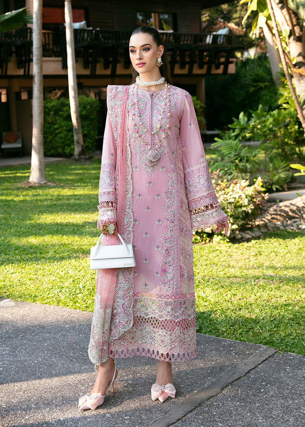 Kanwal Malik | Sareen Luxury Lawn 24 | Misty - Hoorain Designer Wear - Pakistani Ladies Branded Stitched Clothes in United Kingdom, United states, CA and Australia