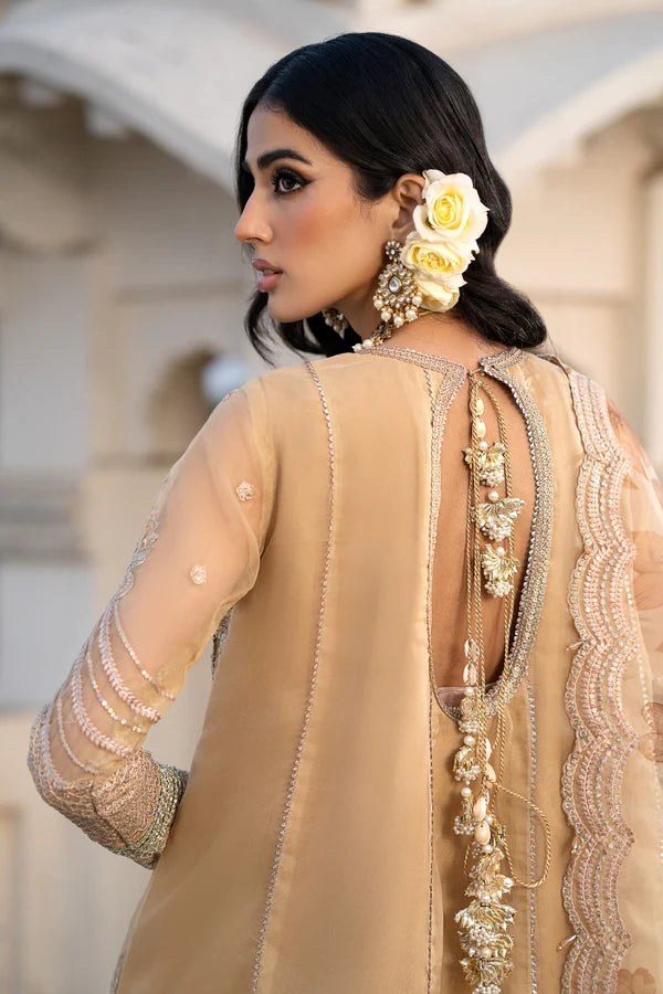 Ittehad | Dilruba Wedding Formals | ESDR78-SUT-BGE - Hoorain Designer Wear - Pakistani Ladies Branded Stitched Clothes in United Kingdom, United states, CA and Australia