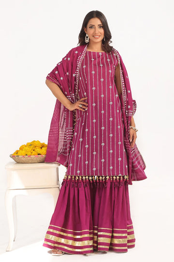 Gul Ahmed | Chunri Lawn 25 | CL-52185 A