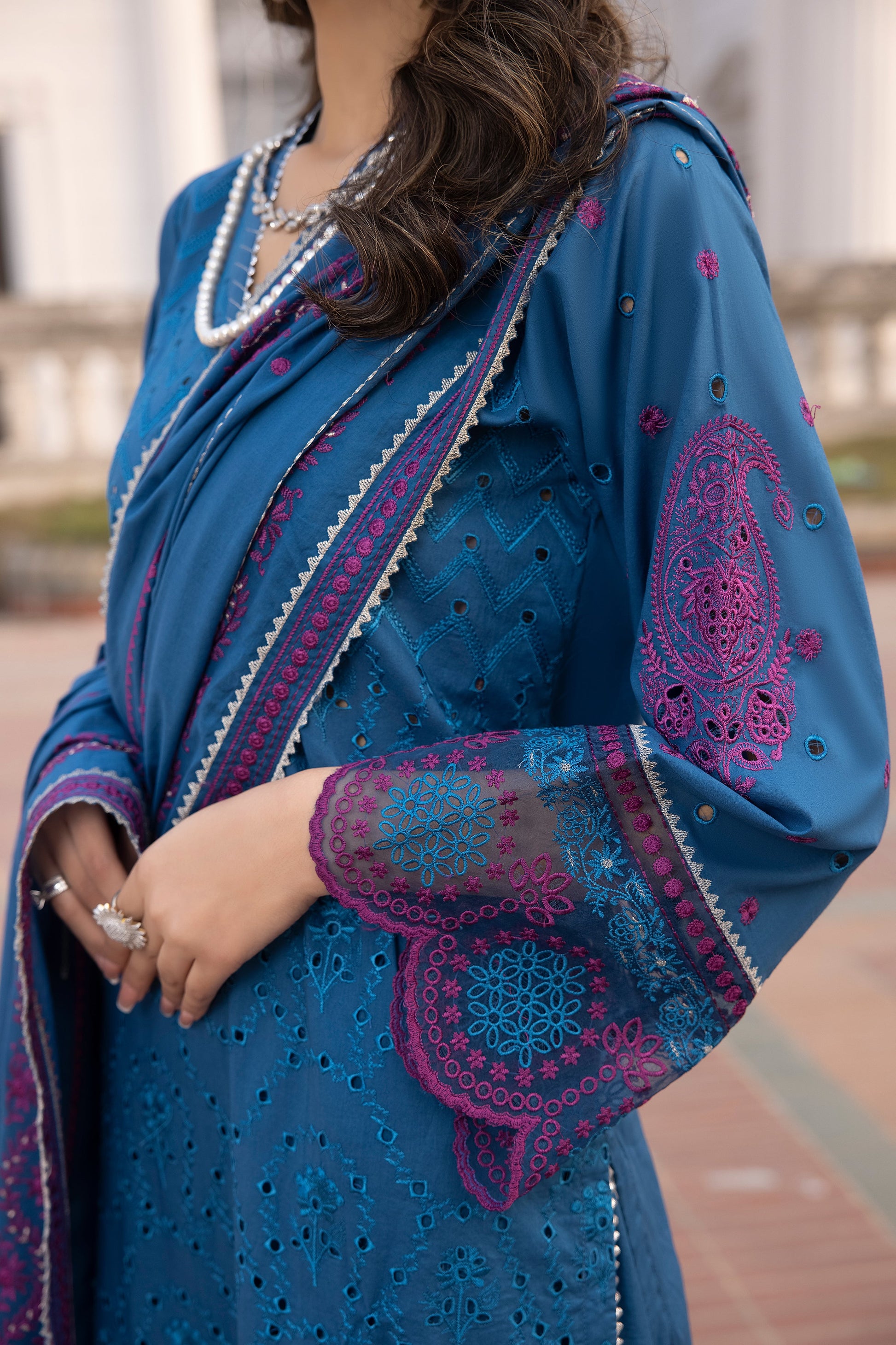 LSM | Spring Embroidered 24 | A-4 - Pakistani Clothes for women, in United Kingdom and United States