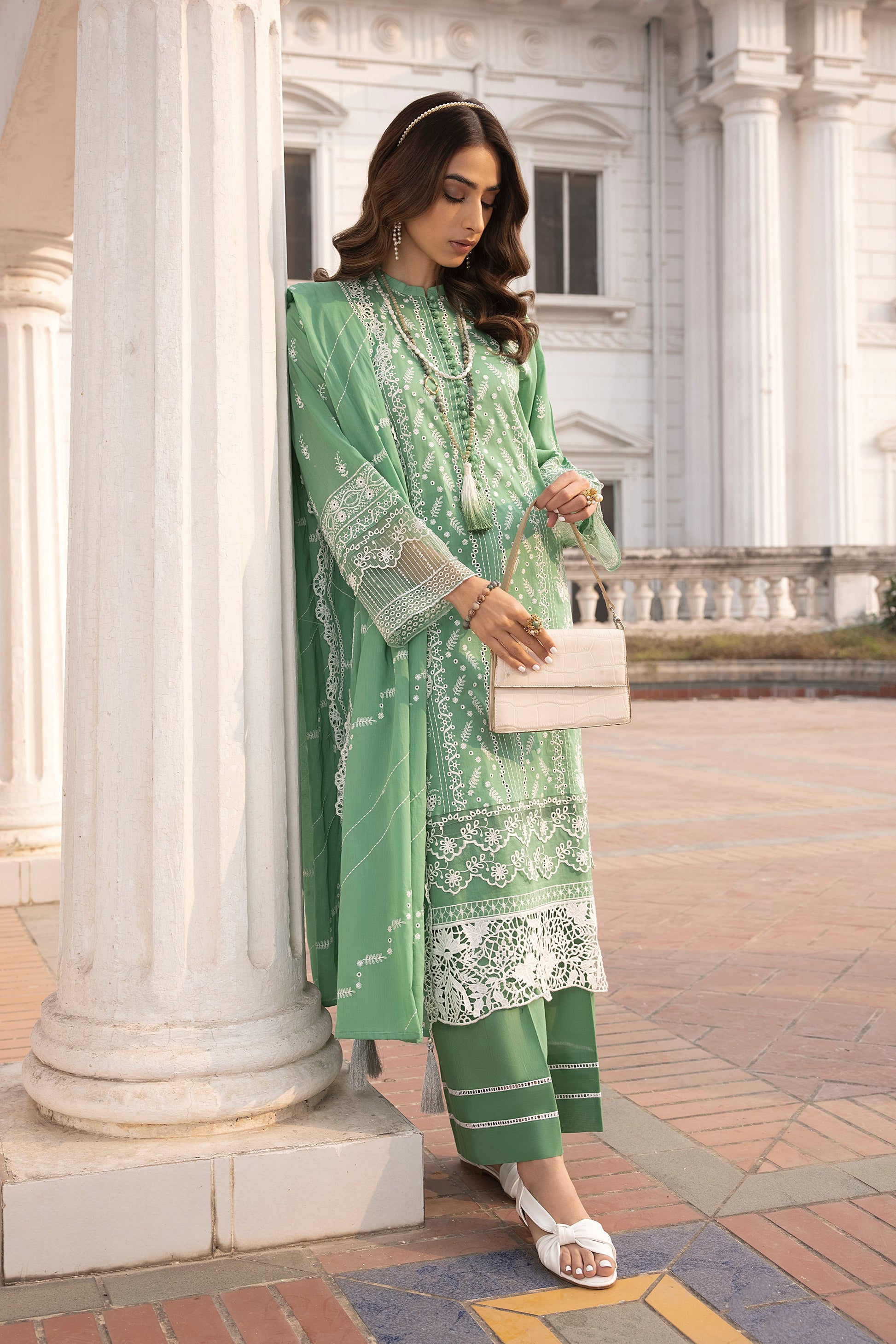 LSM | Spring Embroidered 24 | A-2 - Pakistani Clothes for women, in United Kingdom and United States