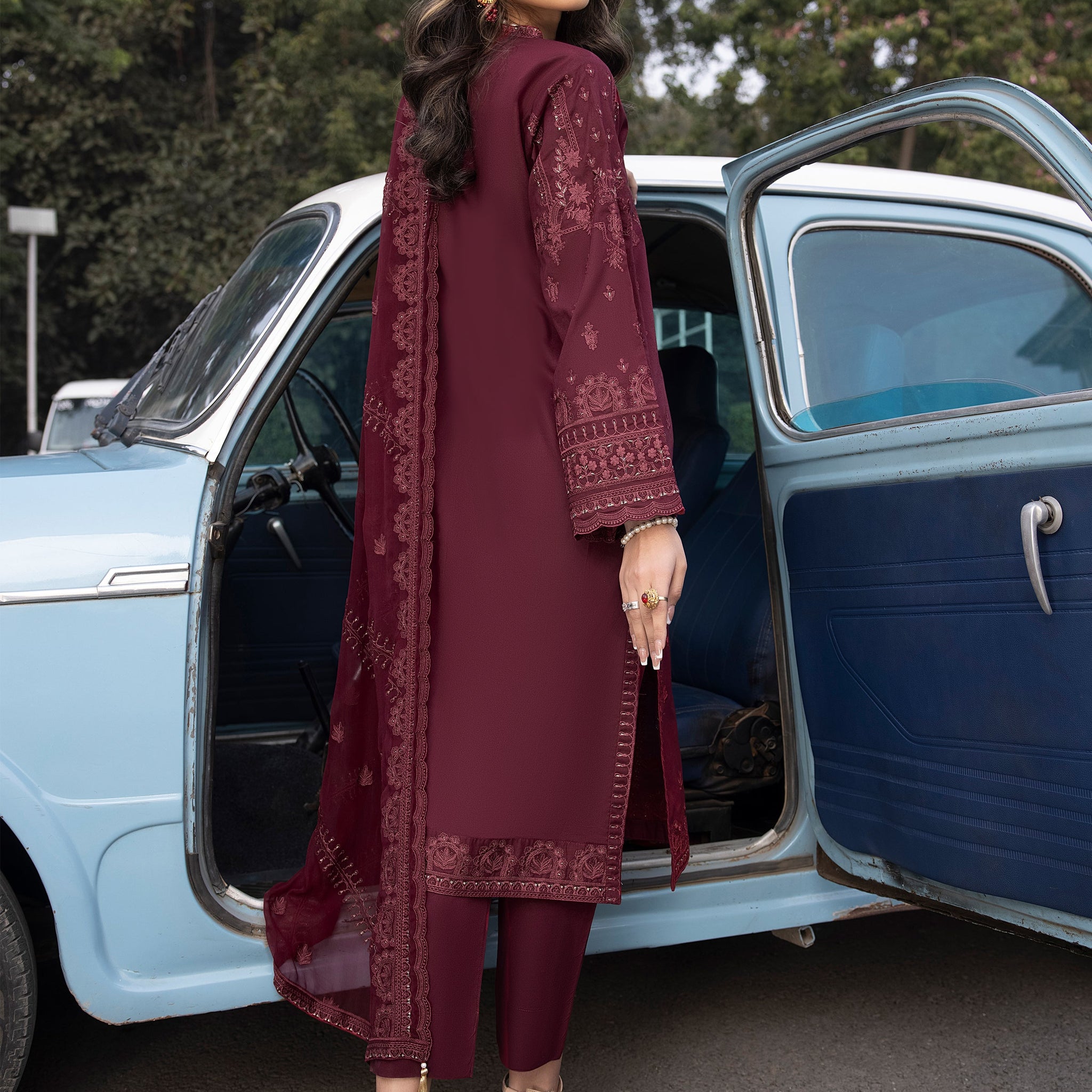 LSM | Spring Embroidered 24 | A-10 - Pakistani Clothes for women, in United Kingdom and United States