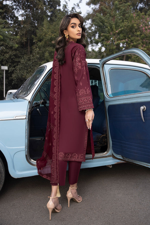 LSM | Spring Embroidered 24 | A-10 - Hoorain Designer Wear - Pakistani Ladies Branded Stitched Clothes in United Kingdom, United states, CA and Australia