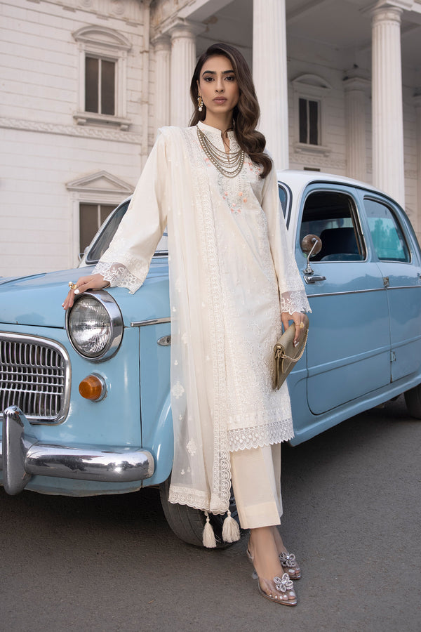LSM | Spring Embroidered 24 | A-11 - Hoorain Designer Wear - Pakistani Ladies Branded Stitched Clothes in United Kingdom, United states, CA and Australia