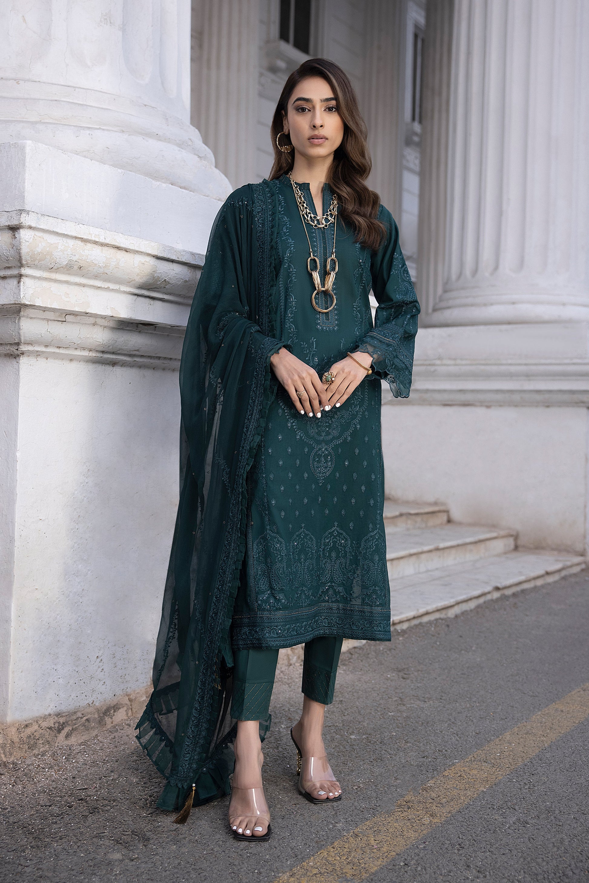 LSM | Spring Embroidered 24 | A-13 - Pakistani Clothes for women, in United Kingdom and United States