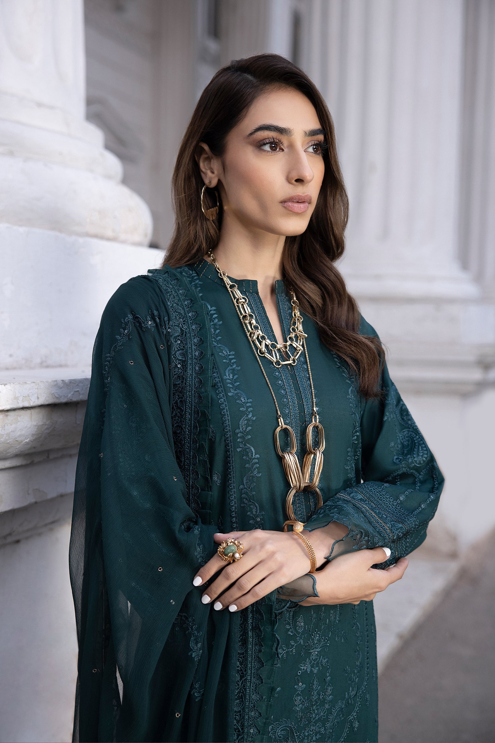 LSM | Spring Embroidered 24 | A-13 - Pakistani Clothes for women, in United Kingdom and United States