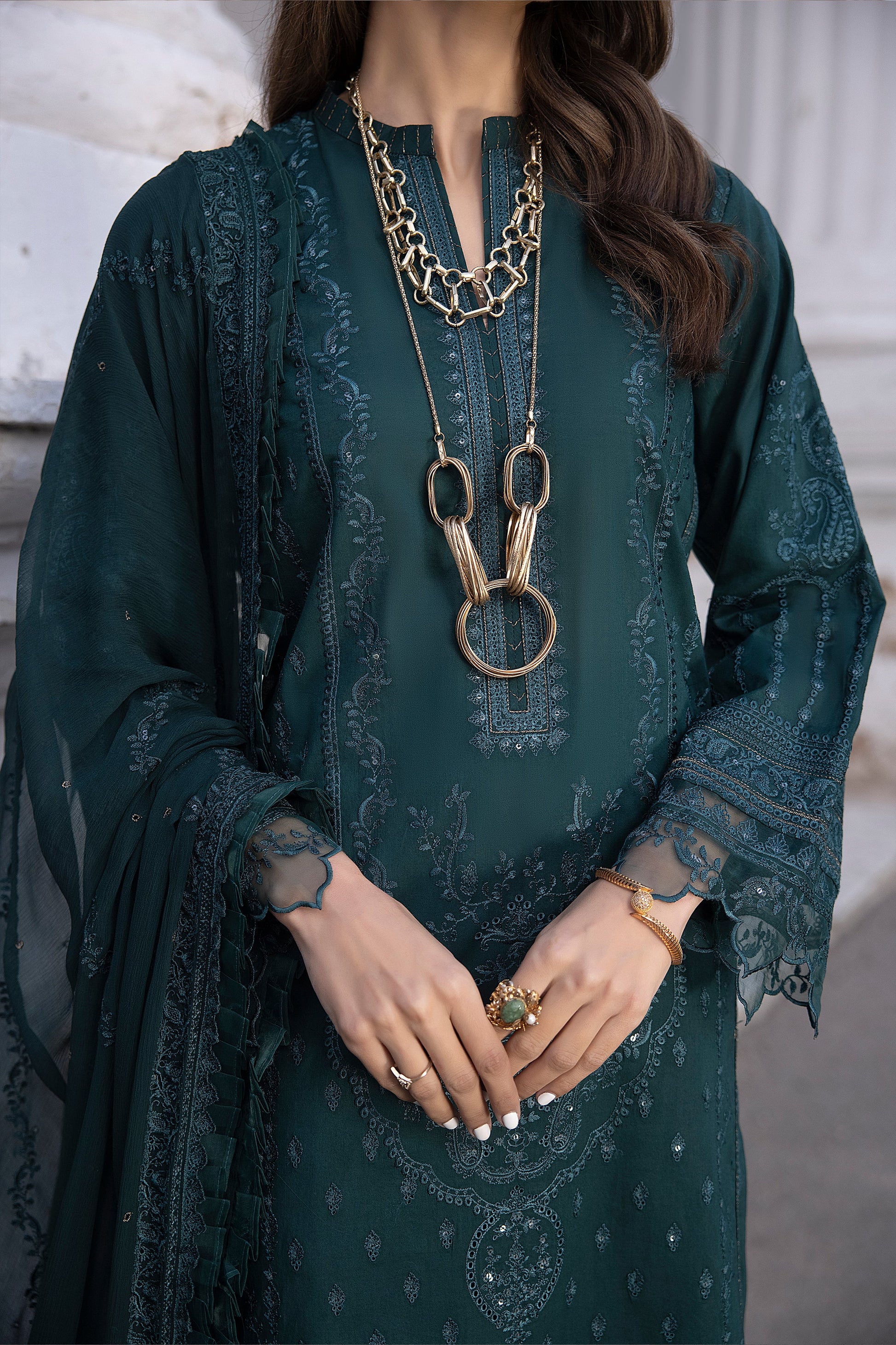 LSM | Spring Embroidered 24 | A-13 - Pakistani Clothes for women, in United Kingdom and United States