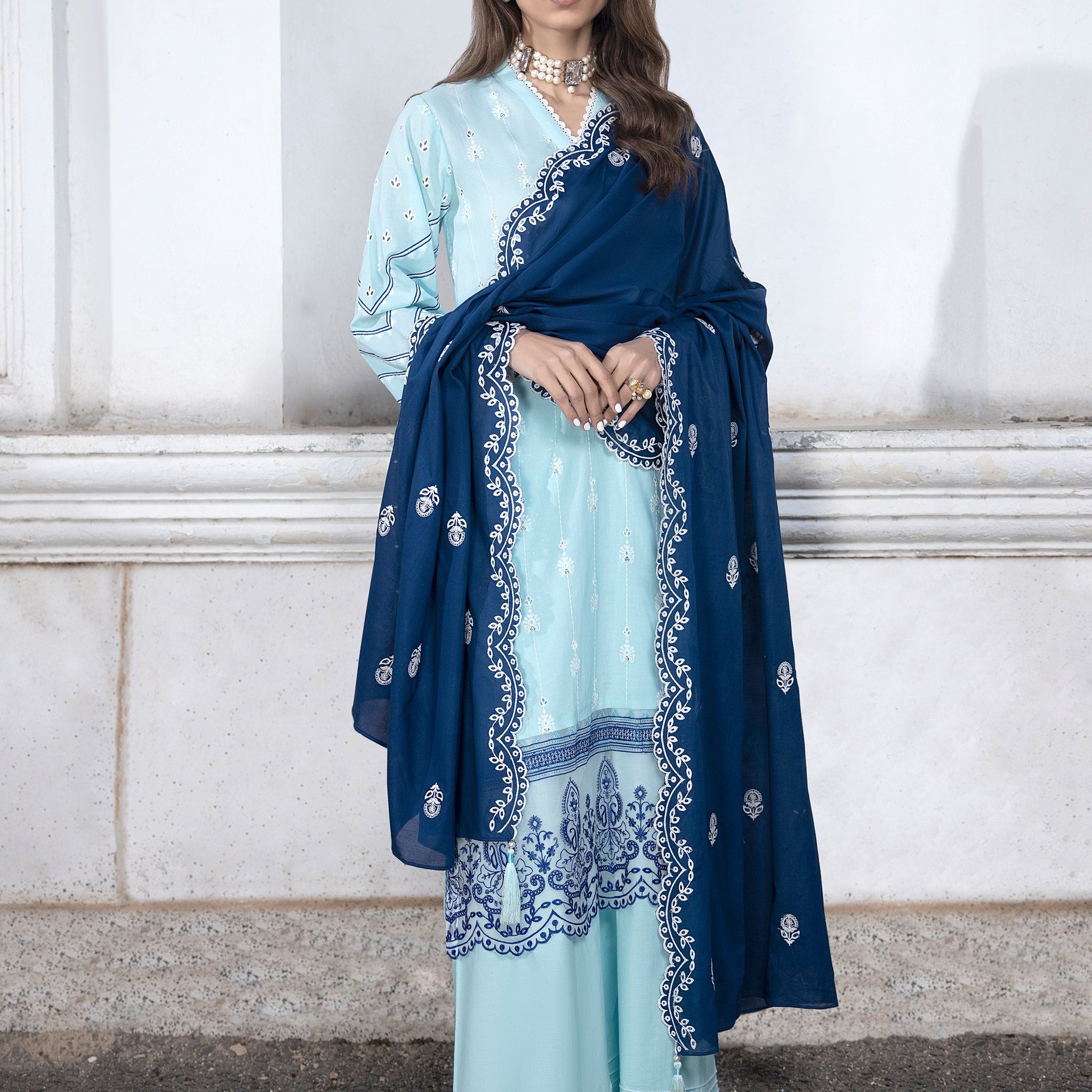 LSM | Spring Embroidered 24 | A-1 - Pakistani Clothes for women, in United Kingdom and United States