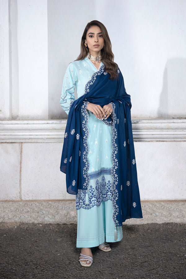 LSM | Spring Embroidered 24 | A-1 - Hoorain Designer Wear - Pakistani Ladies Branded Stitched Clothes in United Kingdom, United states, CA and Australia