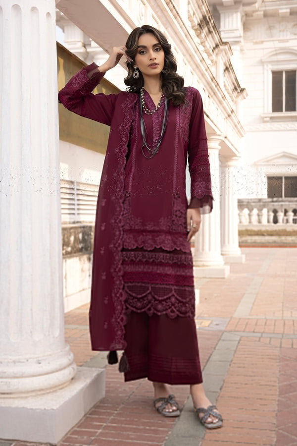 LSM | Spring Embroidered 24 | A-9 - Hoorain Designer Wear - Pakistani Ladies Branded Stitched Clothes in United Kingdom, United states, CA and Australia