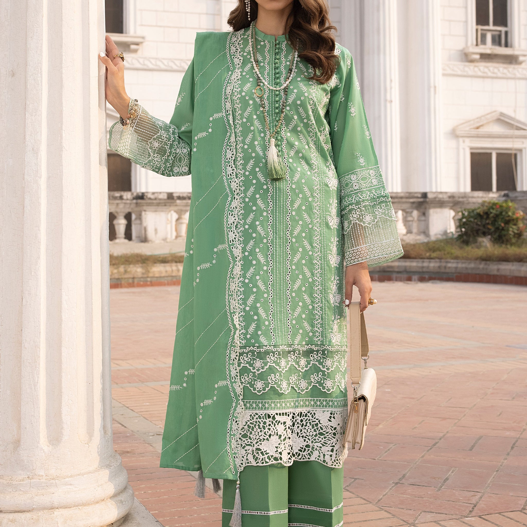 LSM | Spring Embroidered 24 | A-2 - Pakistani Clothes for women, in United Kingdom and United States