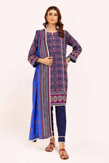 Gul Ahmed | Winter Collection 24 | Linen Suit LT-42008