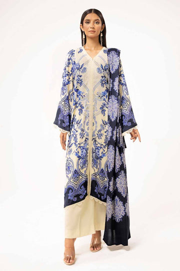 Gul Ahmed | Winter Collection 24 | Linen Suit LT-42010