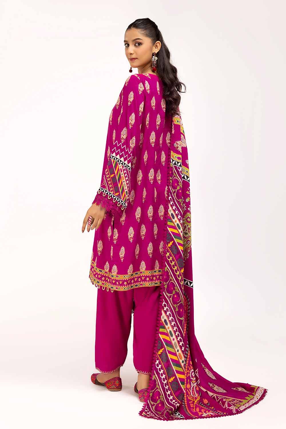 Gul Ahmed | Winter Collection 24 | Linen Suit LT-42011