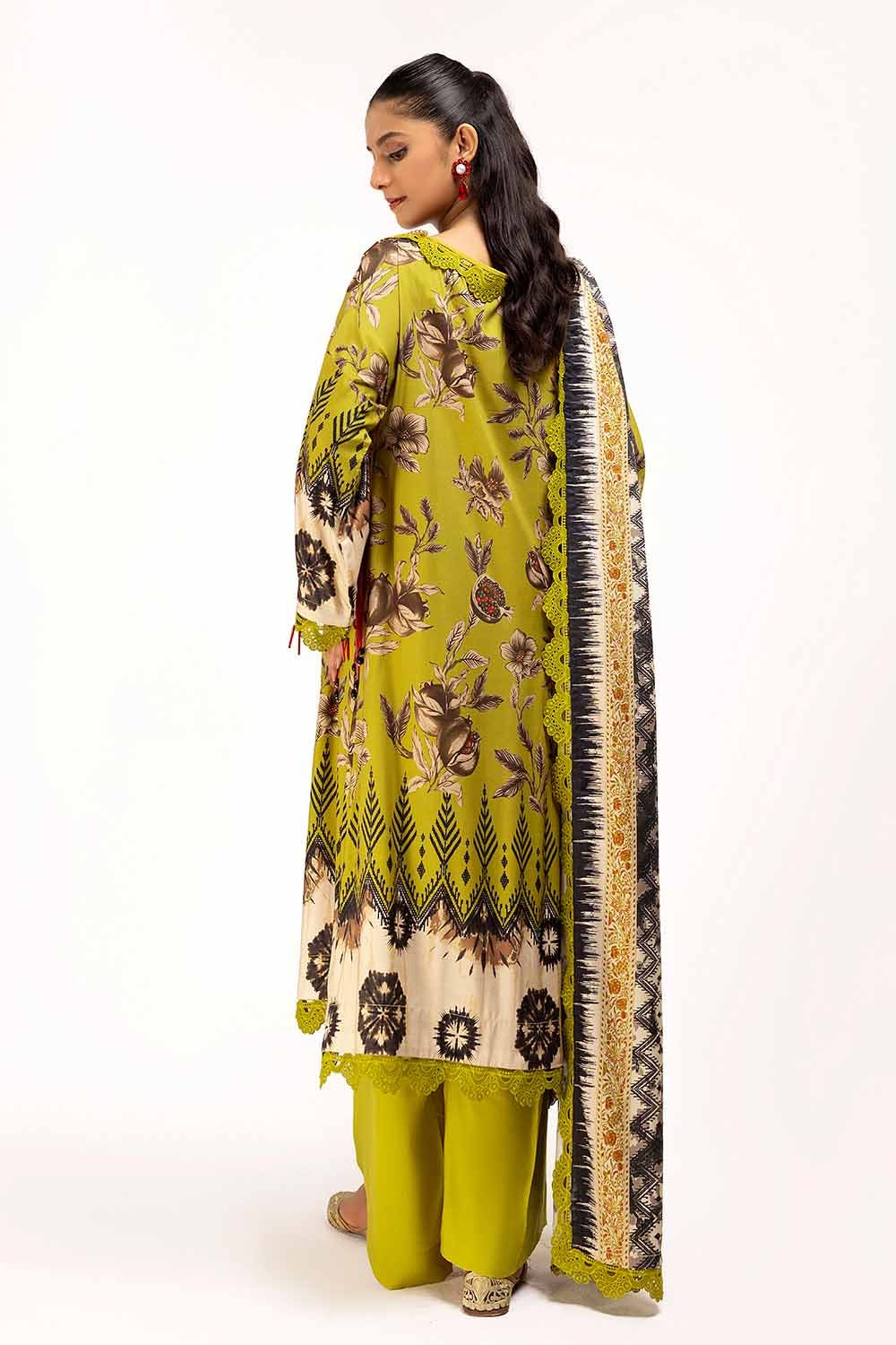 Gul Ahmed | Winter Collection 24 | Linen Suit LT-42012