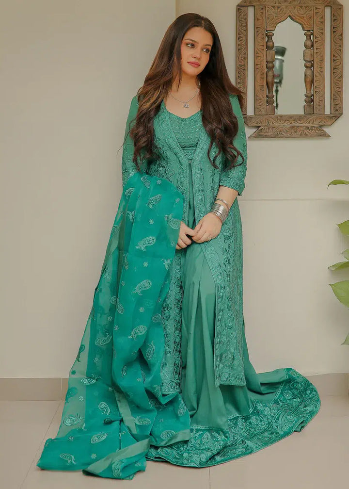 Tena Durrani | Amelie Luxe Formals | Jade - Hoorain Designer Wear - Pakistani Ladies Branded Stitched Clothes in United Kingdom, United states, CA and Australia