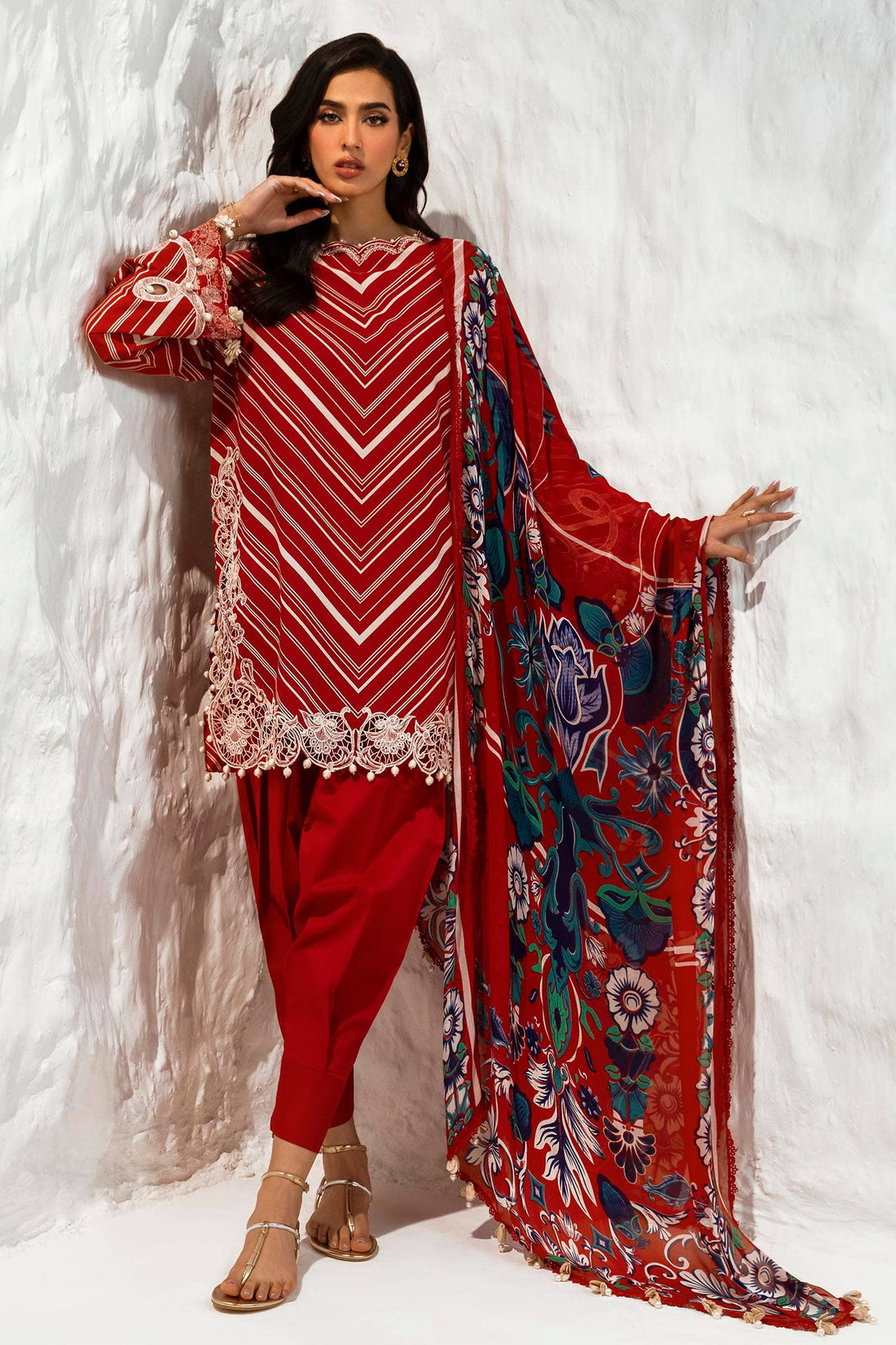 Sana Safinaz | Muzlin Summer 24 | 002A-CI - Pakistani Clothes for women, in United Kingdom and United States