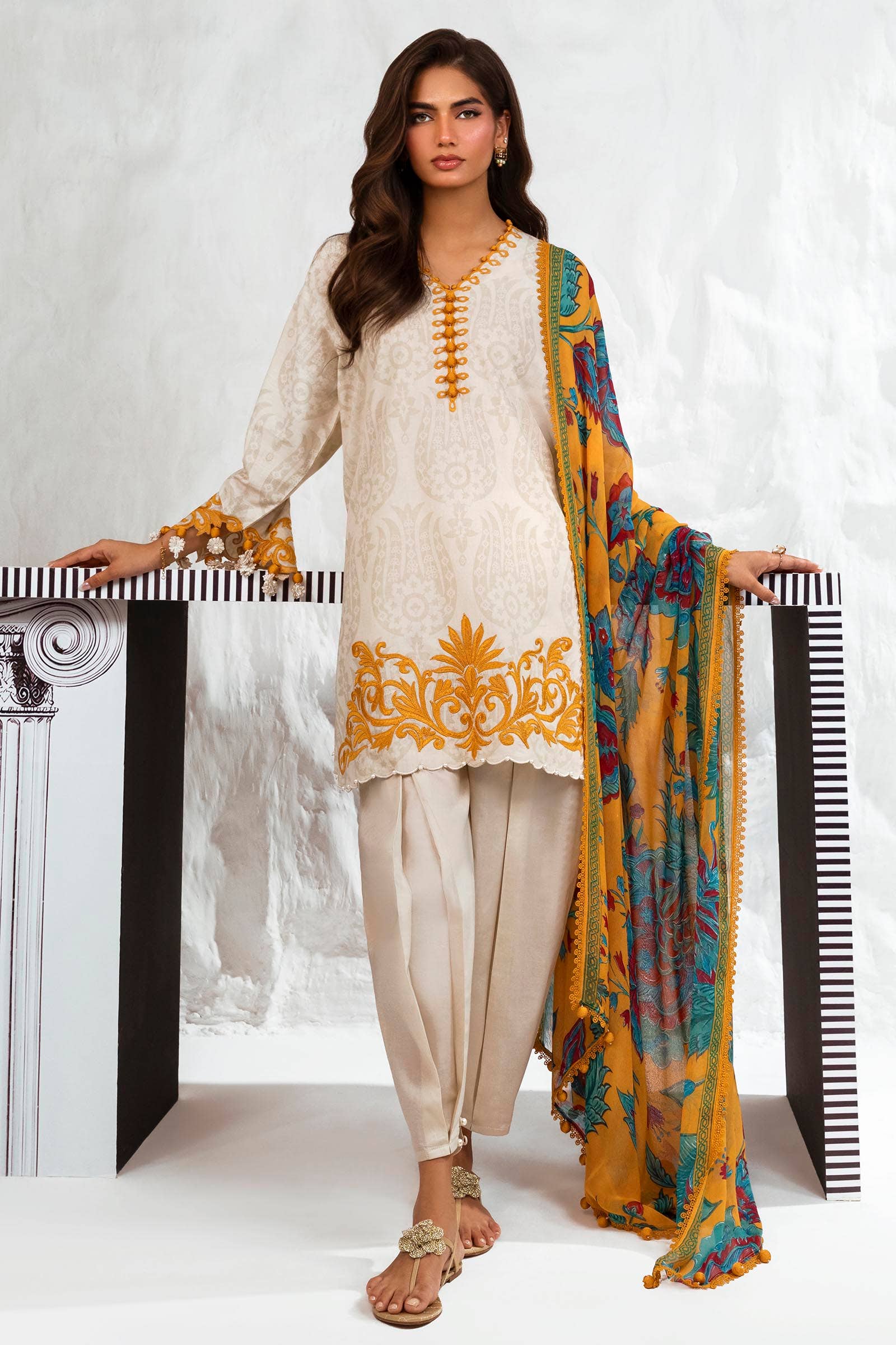 Sana Safinaz | Muzlin Summer 24 | 003B-CI - Pakistani Clothes for women, in United Kingdom and United States