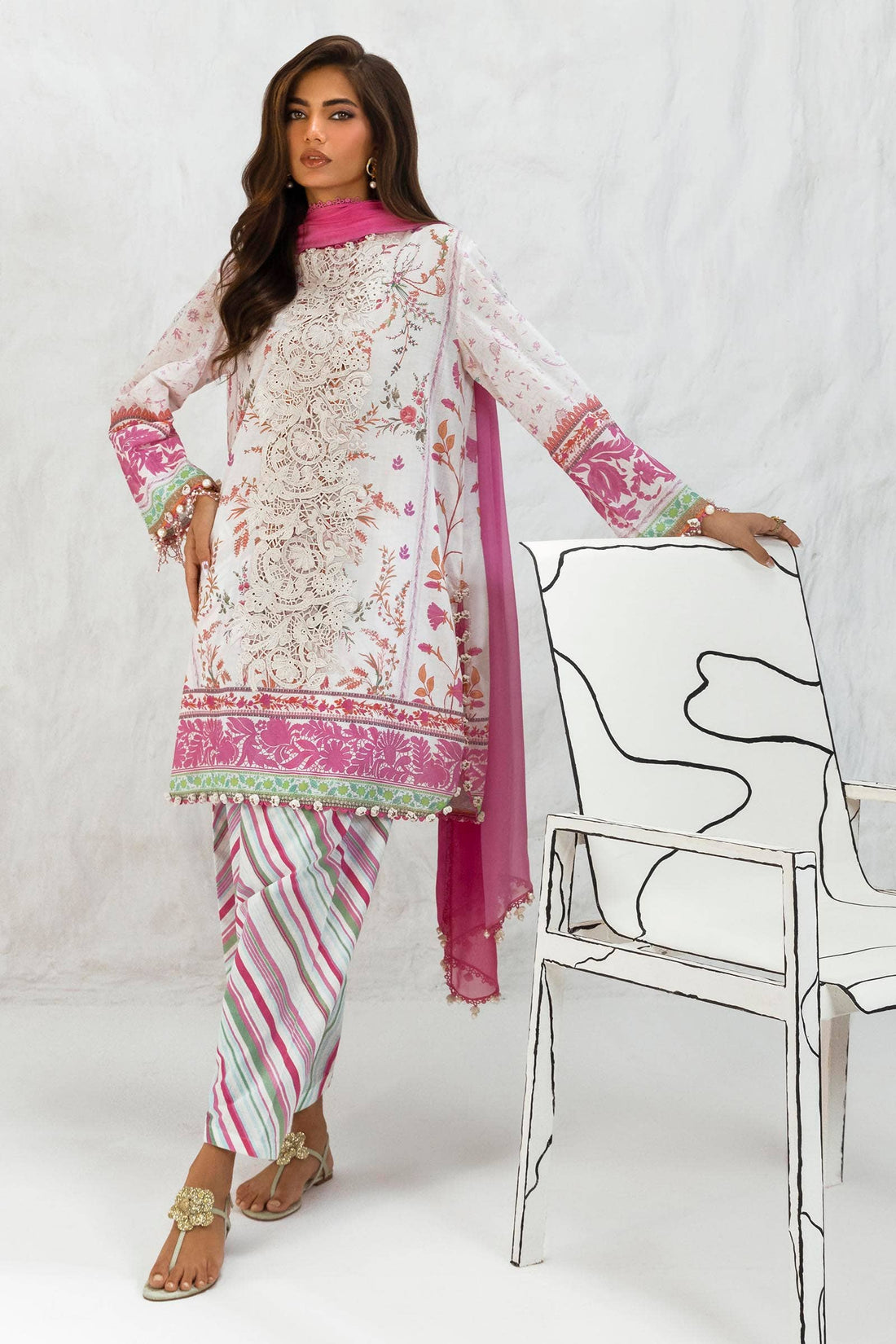 Sana Safinaz | Muzlin Summer 24 | 005B-CI - Pakistani Clothes for women, in United Kingdom and United States