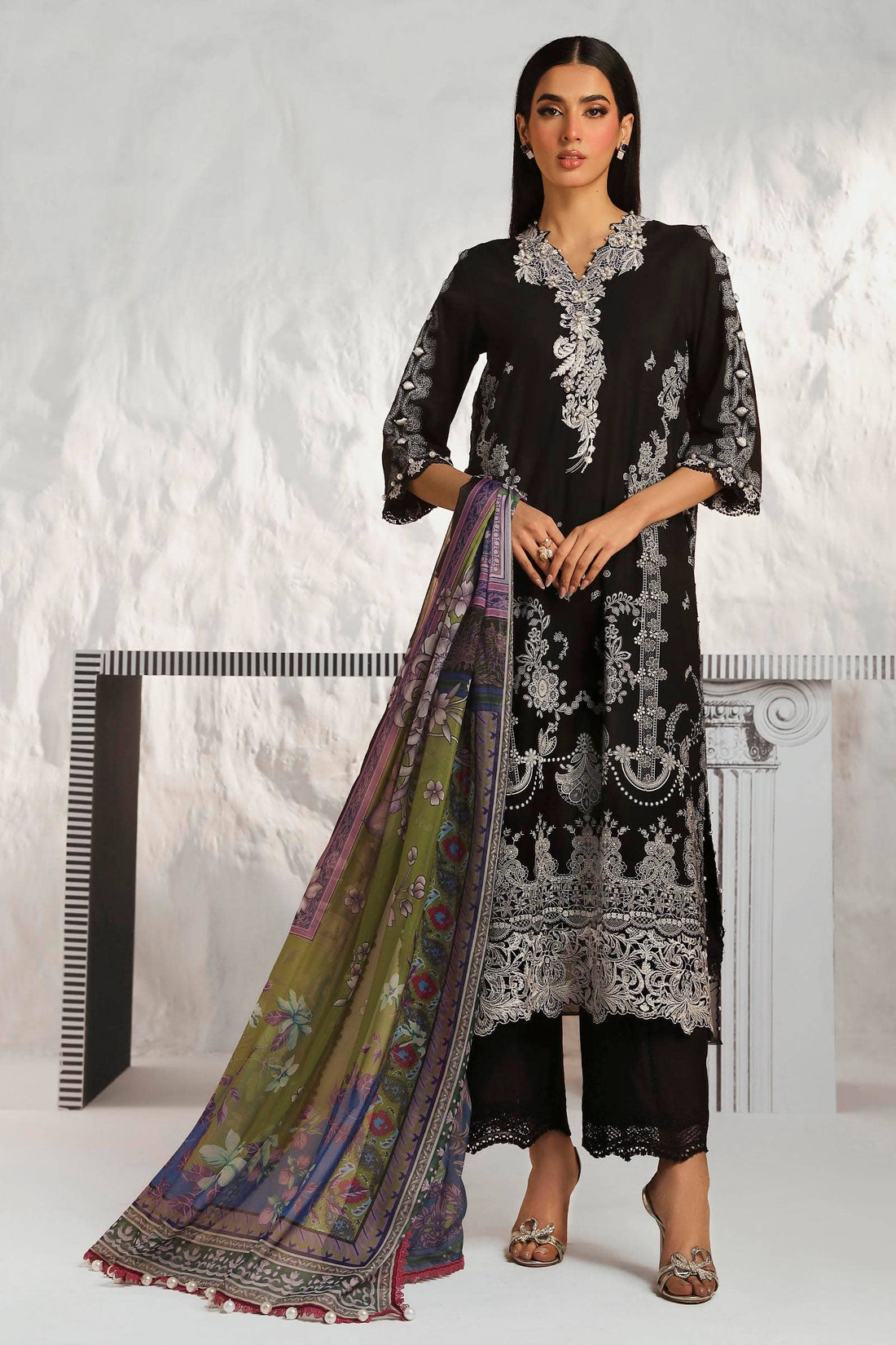 Sana Safinaz | Muzlin Summer 24 | 008A-CK - Pakistani Clothes for women, in United Kingdom and United States