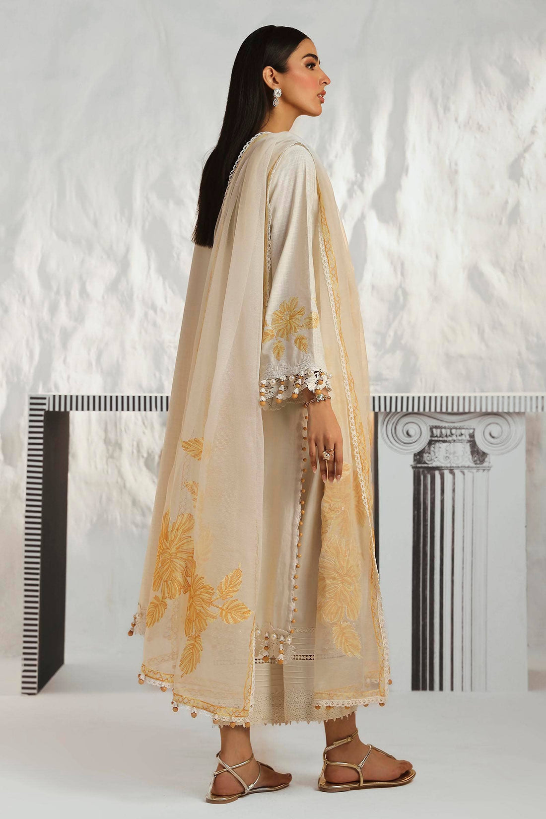 Sana Safinaz | Muzlin Summer 24 | 011B-CT - Pakistani Clothes for women, in United Kingdom and United States