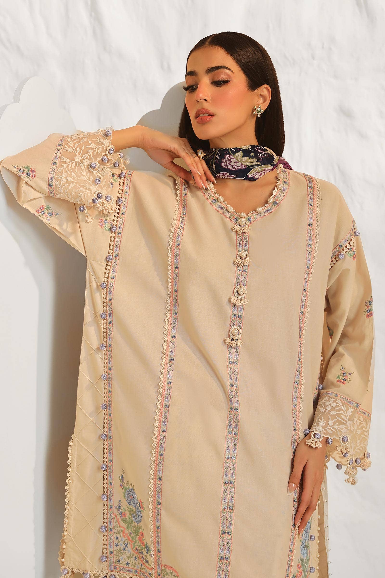 Sana Safinaz | Muzlin Summer 24 | 014A-CJ - Pakistani Clothes for women, in United Kingdom and United States