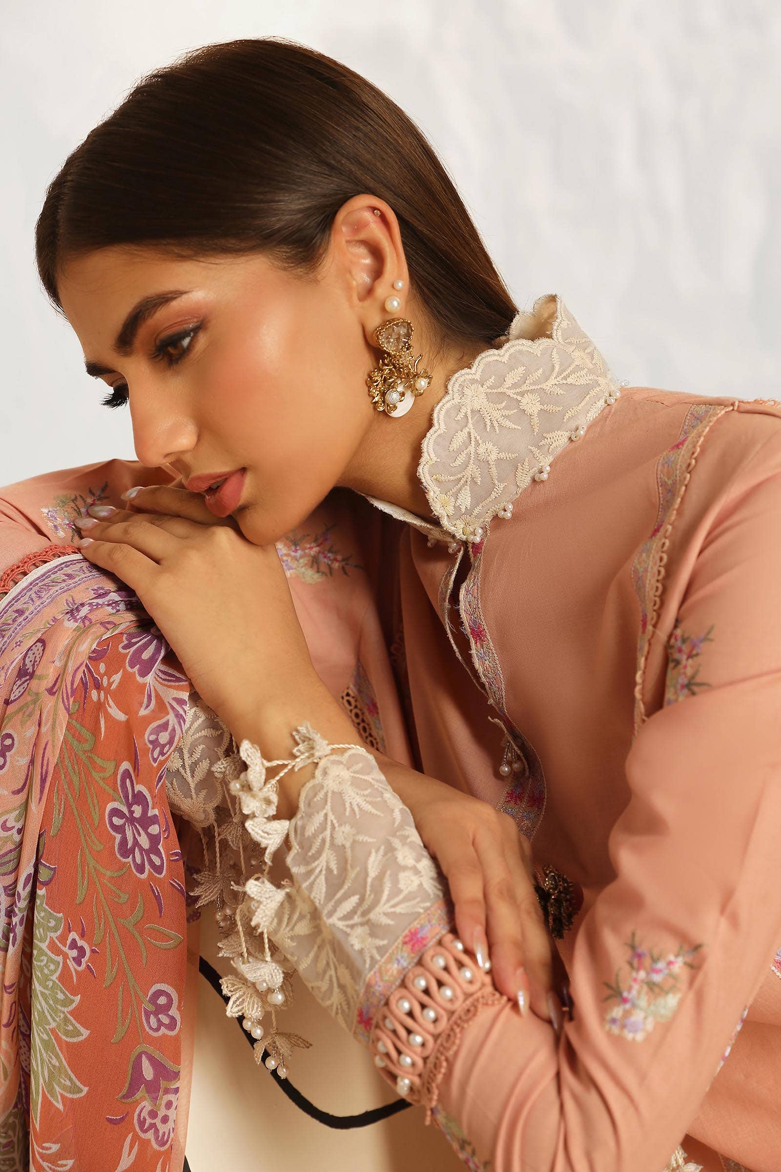 Sana Safinaz | Muzlin Summer 24 | 014B-CJ - Pakistani Clothes for women, in United Kingdom and United States