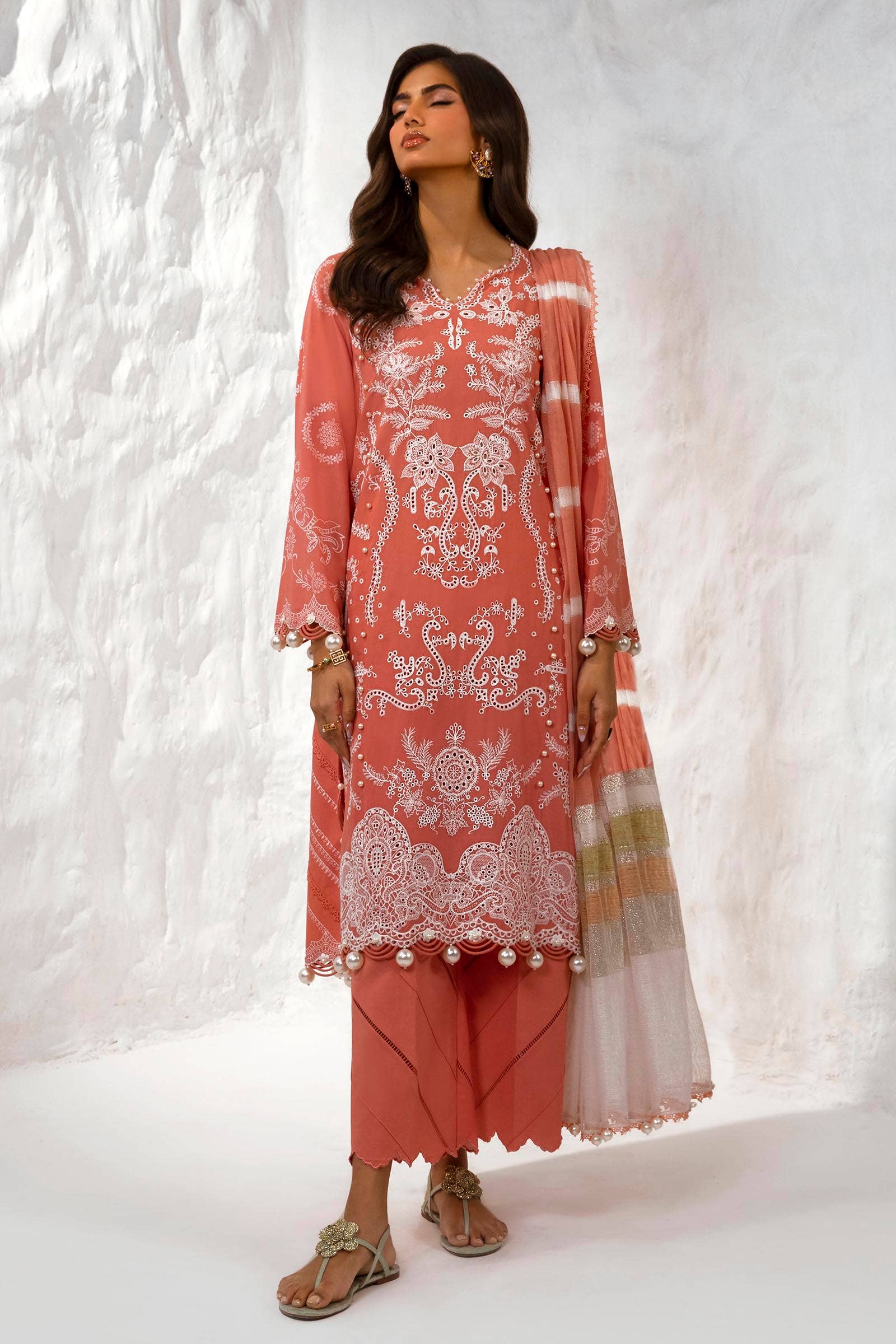 Sana Safinaz | Muzlin Summer 24 | 015B-DF - Pakistani Clothes for women, in United Kingdom and United States