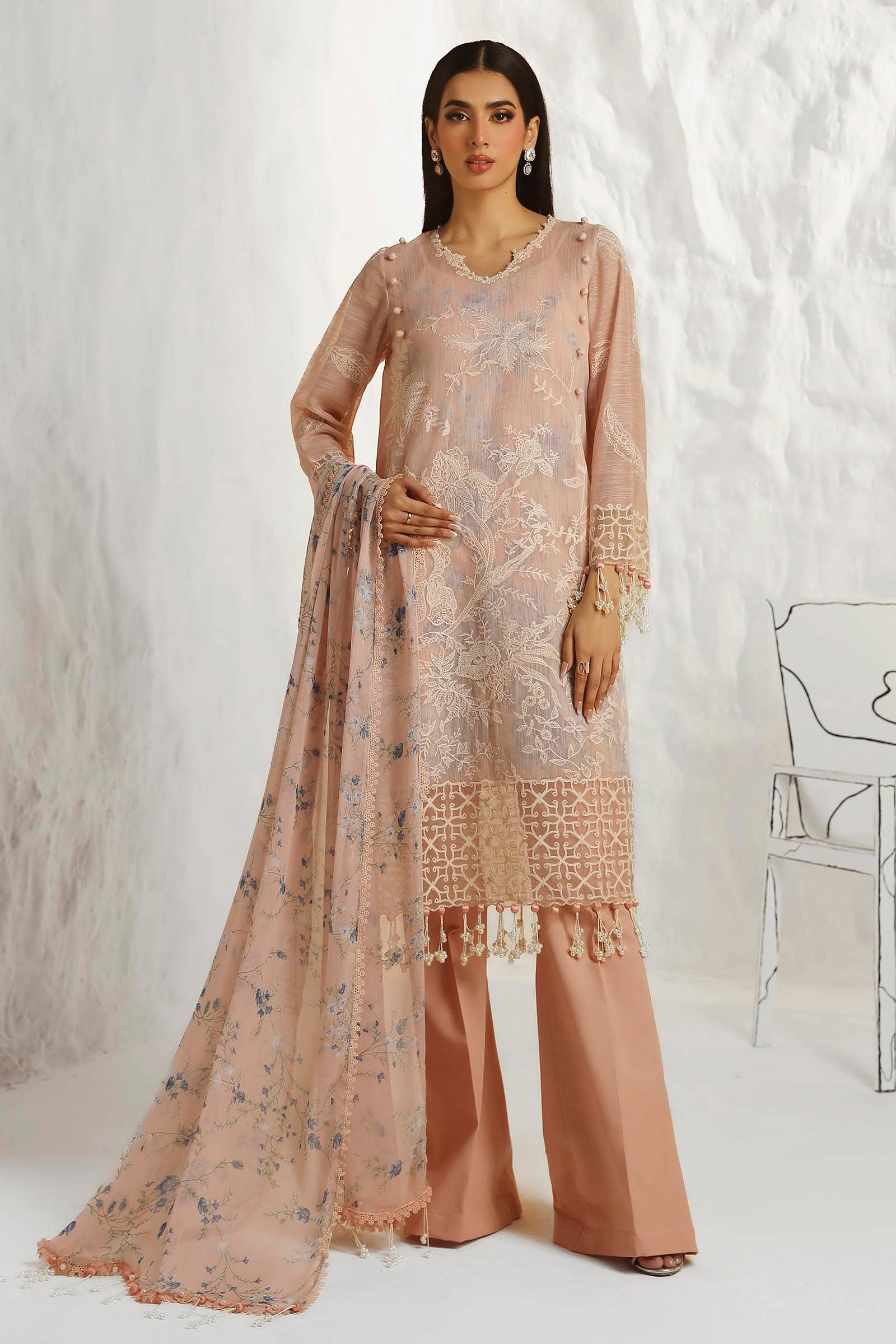 Sana Safinaz | Muzlin Summer 24 | 016B-CJ - Pakistani Clothes for women, in United Kingdom and United States