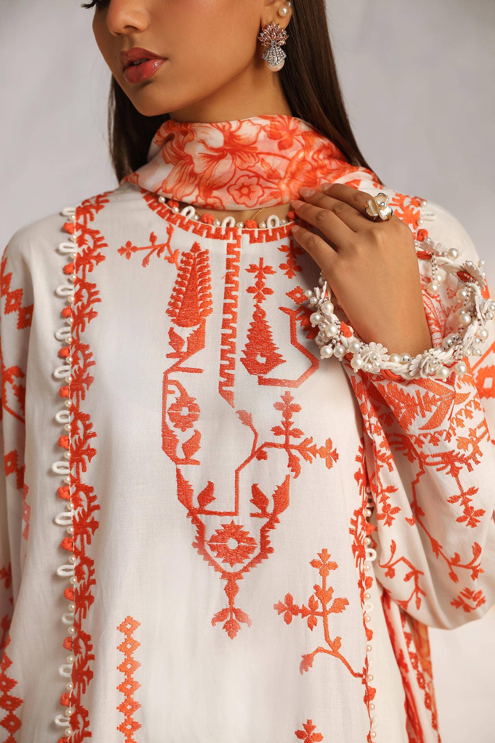 Sana Safinaz | Muzlin Summer 24 | 017B-CJ - Pakistani Clothes for women, in United Kingdom and United States