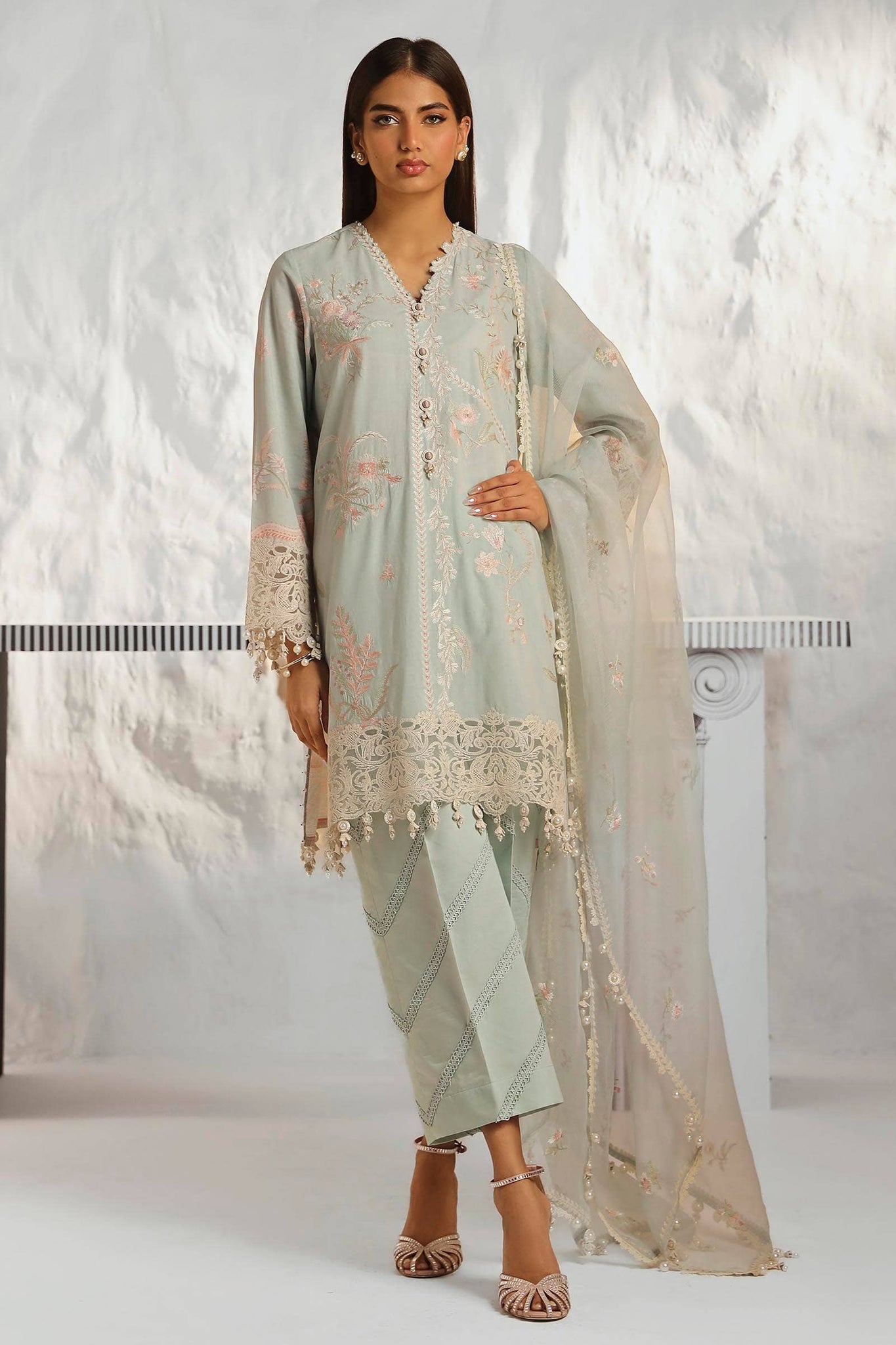 Sana Safinaz | Muzlin Summer 24 | 018A-CV - Pakistani Clothes for women, in United Kingdom and United States